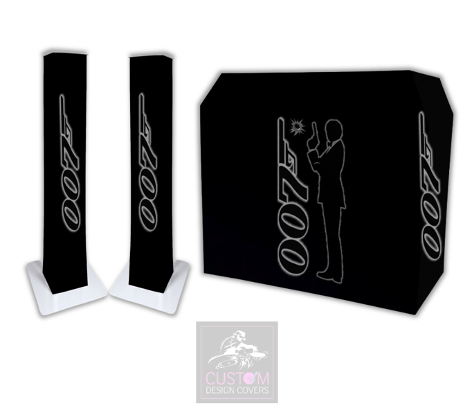 007 Secret Agent DJ Lycra DJ Covers (PACKAGE BUNDLE)