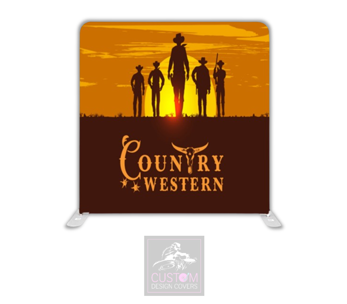 Wild West Lycra Pillowcase Backdrop Cover