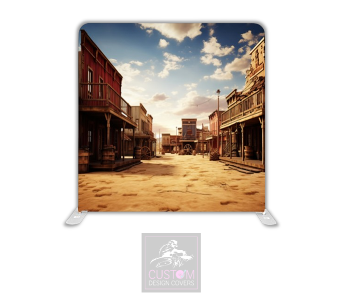 Wild West Lycra Pillowcase Backdrop Cover (DOUBLE SIDED)