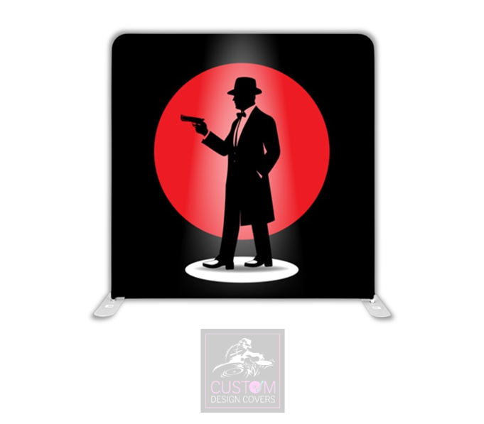 Secret Agent Lycra Pillowcase Backdrop Cover (DOUBLE SIDED)