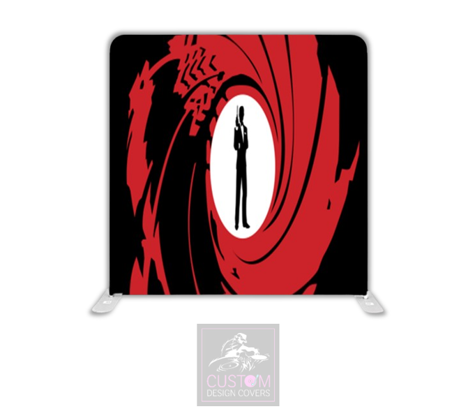 Secret Agent Lycra Pillowcase Backdrop Cover (DOUBLE SIDED)