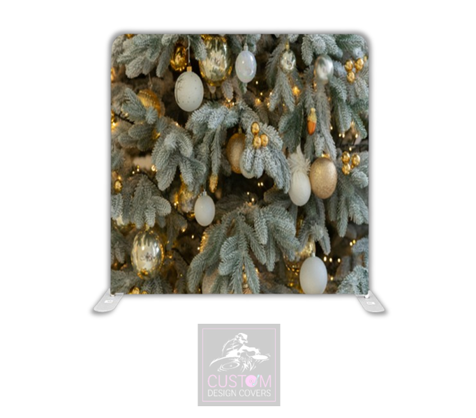 Frosty Trees Lycra Pillowcase Backdrop Cover (DOUBLE SIDED)
