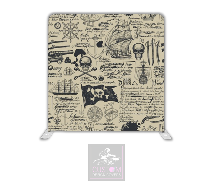 Pirate Lycra Pillowcase Backdrop Cover (DOUBLE SIDED)