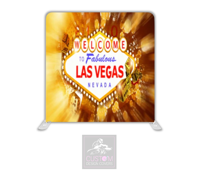 Las Vegas Lycra Pillowcase Backdrop Cover