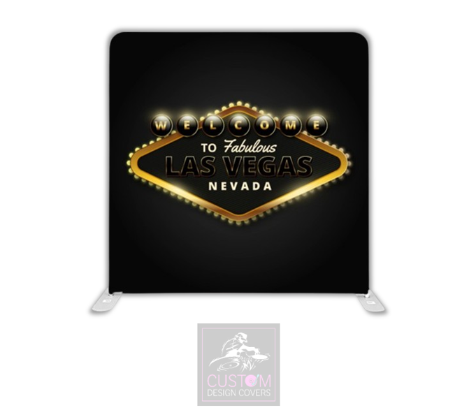 Las Vegas Lycra Pillowcase Backdrop Cover