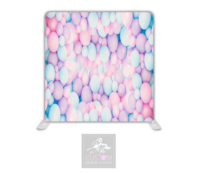 Colourful Balloons Lycra Pillowcase Backdrop Cover (DOUBLE SIDED)