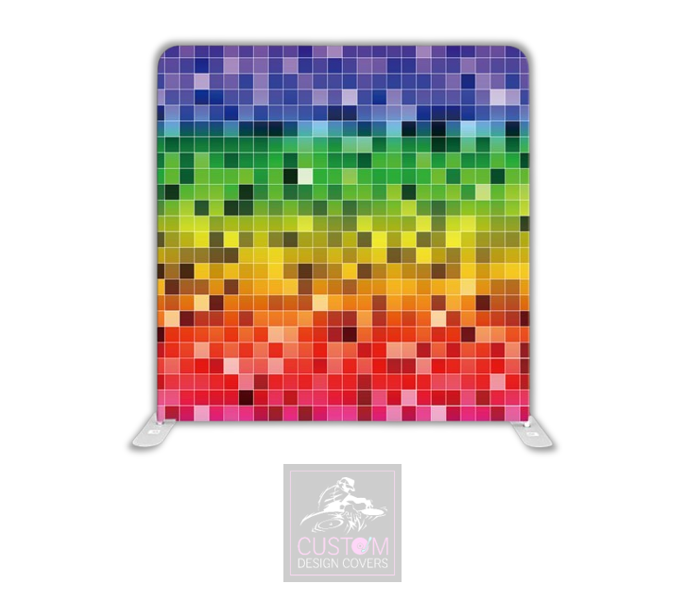 Colour Block Horizon Lycra Pillowcase Backdrop Cover (DOUBLE SIDED)