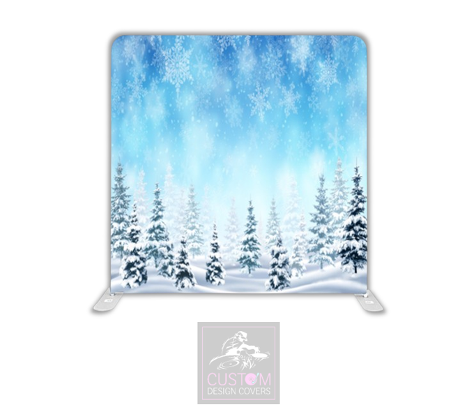 Christmas Trees Pillowcase Backdrop Cover (DOUBLE SIDED)