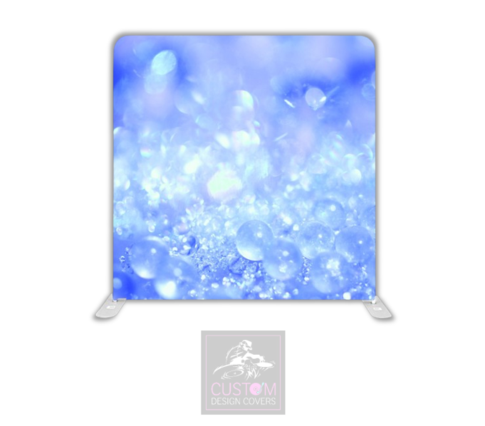 Crystal Blue Lycra Pillowcase Backdrop Cover (DOUBLE SIDED)