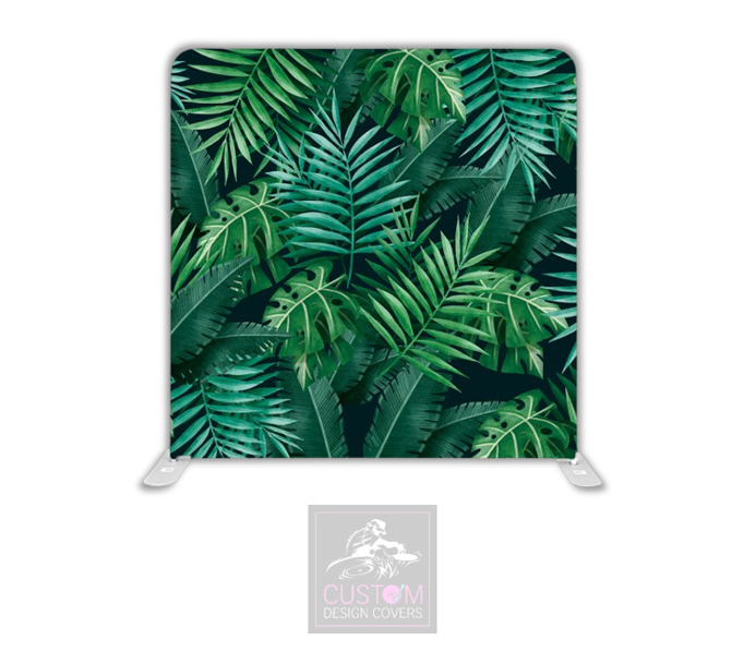 Leaves Lycra Pillowcase Backdrop Cover