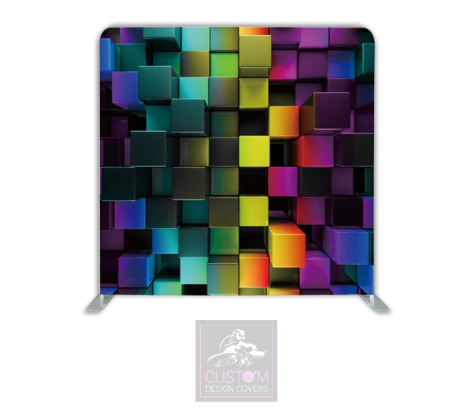 Colour Block Lycra Pillowcase Backdrop Cover (DOUBLE SIDED)
