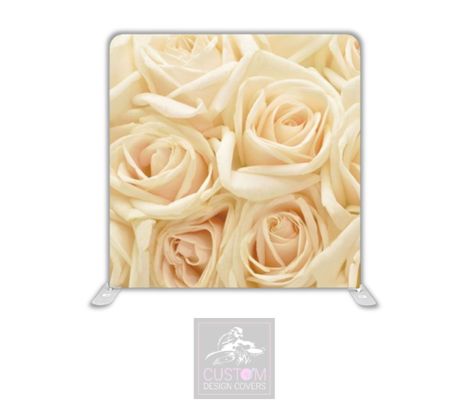 Flower Wall Lycra Pillowcase Backdrop Cover