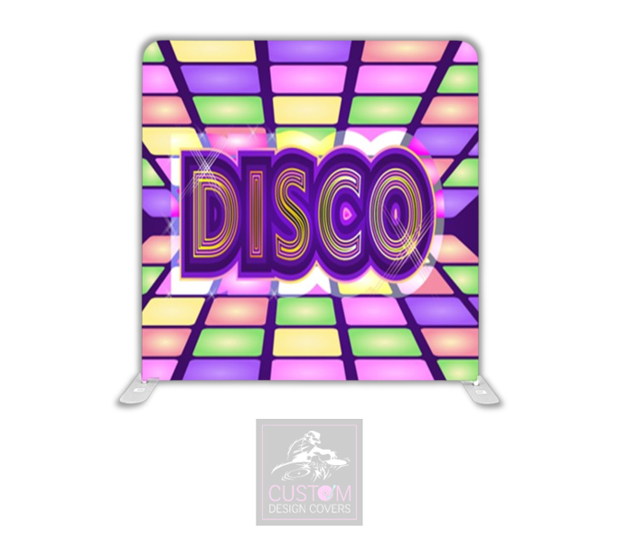 Retro Disco Pillowcase Backdrop Cover