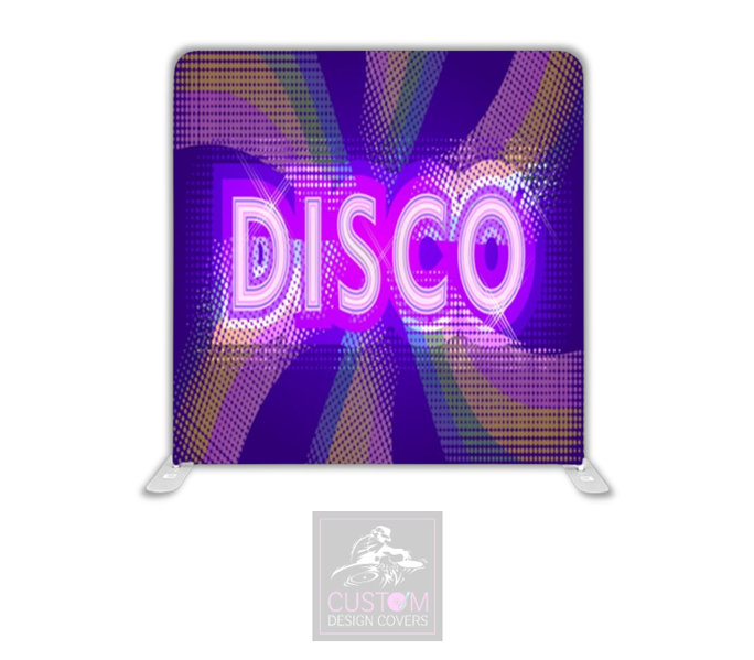 Retro Disco Pillowcase Backdrop Cover (DOUBLE SIDED)