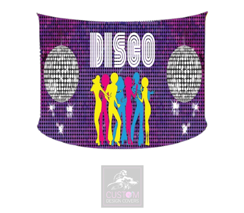 DISCO LYCRA DJ BOOTH COVER *SINGLE SIDED*
