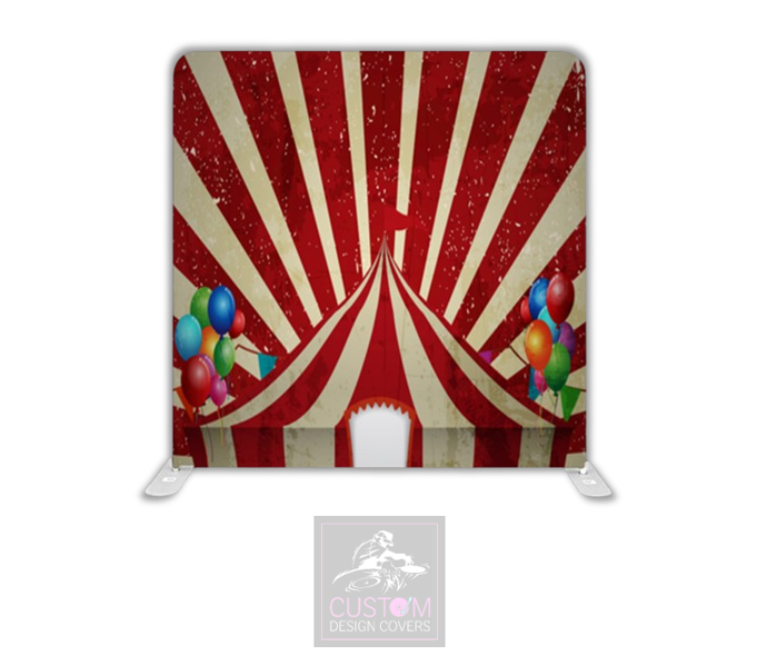 Circus Tent Pillowcase Backdrop Cover (DOUBLE SIDED)