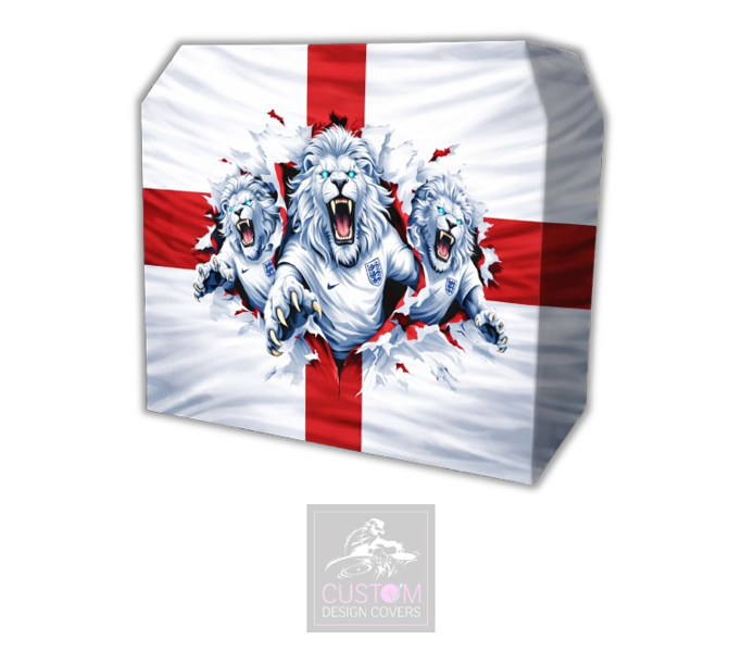 Three Lions Lycra DJ Booth Cover