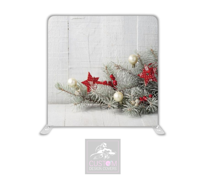 Christmas Tree Top Lycra Pillowcase Backdrop Cover (DOUBLE SIDED)