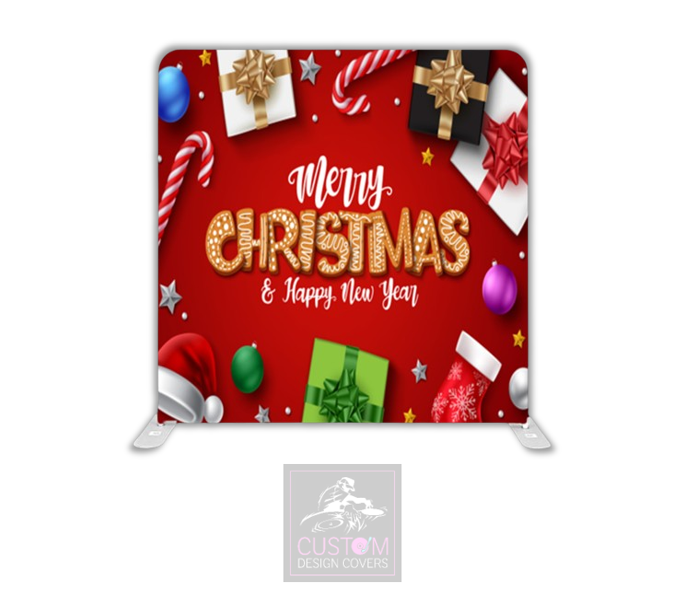 Merry Christmas Pillowcase Backdrop Cover (DOUBLE SIDED)