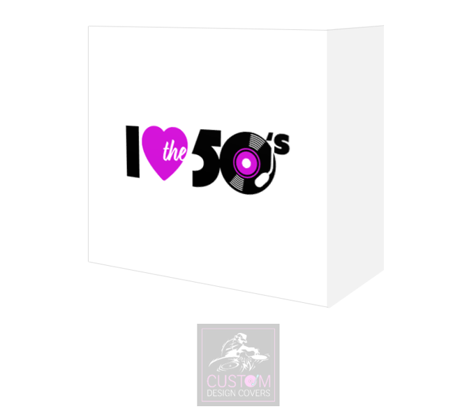 I Heart The 50's Lycra DJ Booth Cover