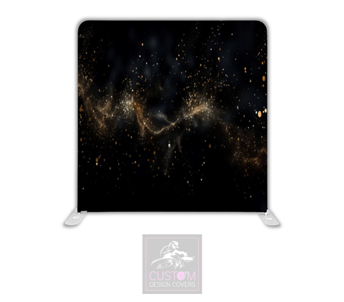 Dark Glitter Effect Lycra Pillowcase Backdrop Cover (DOUBLE SIDED)