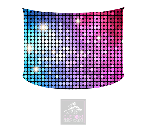 Retro Lycra DJ Booth Cover *SINGLE SIDED*