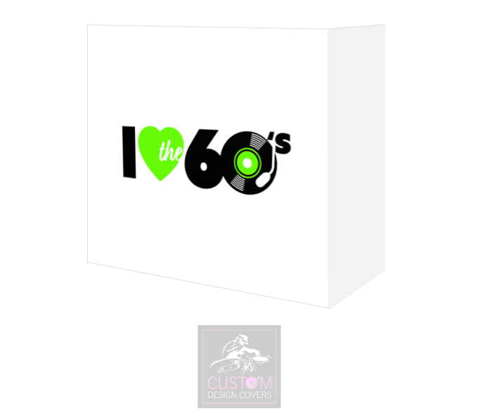 I Heart The 60's Lycra DJ Booth Cover