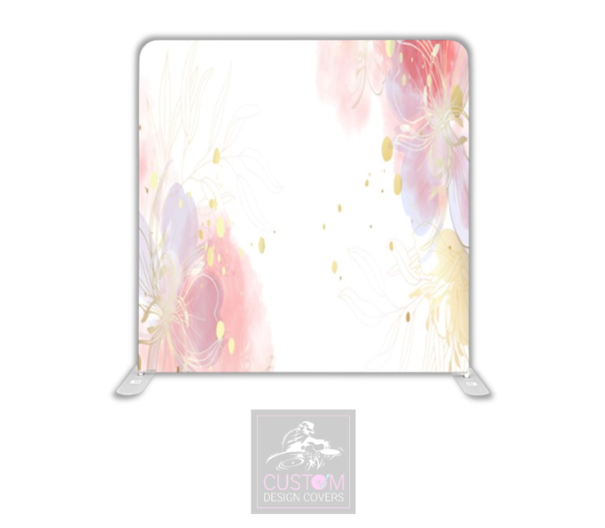 Flowers Lycra Pillowcase Backdrop Cover (DOUBLE SIDED)