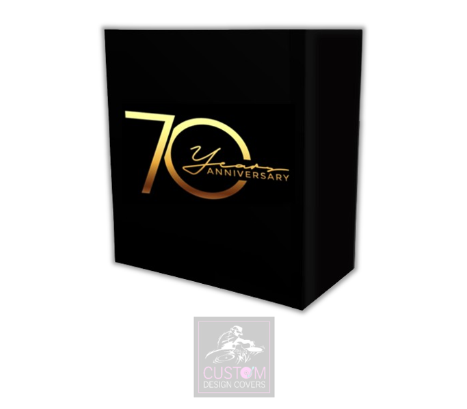 70 Years Anniversary Lycra DJ Booth Cover