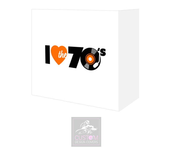I Heart The 70's Lycra DJ Booth Cover
