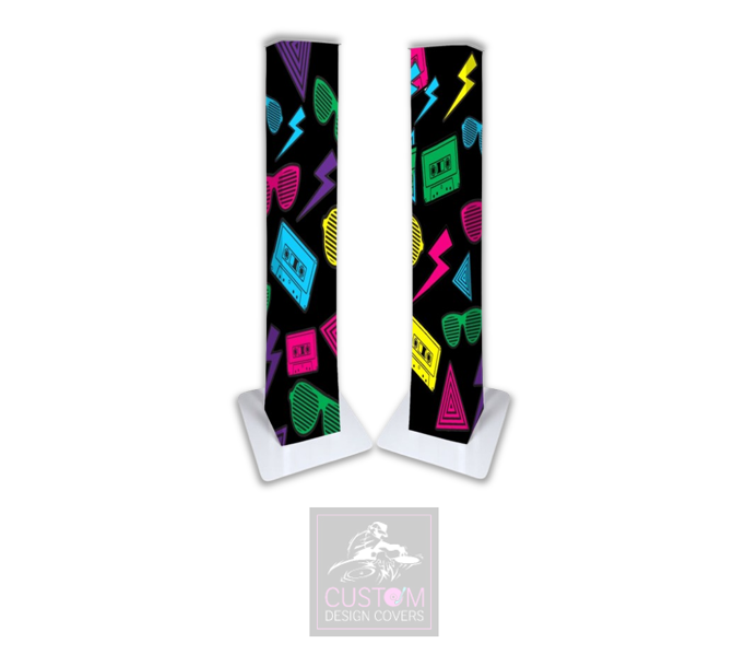 80's Retro Lycra DJ Booth Covers (PACKAGE BUNDLE)