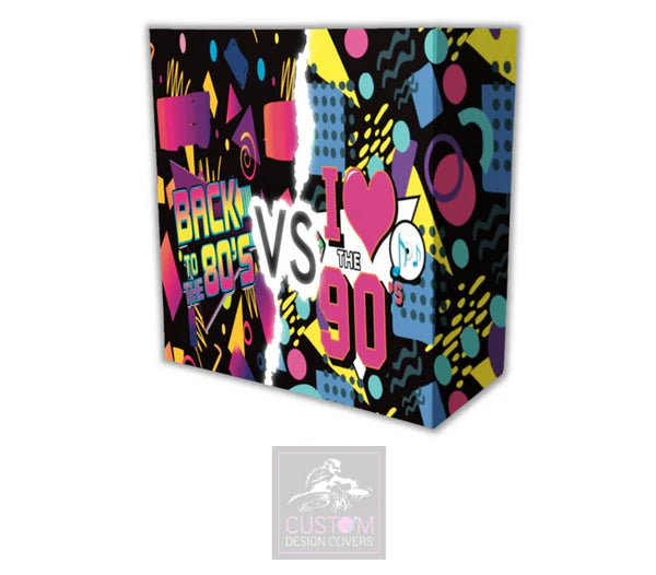 80's Vs 90's Lycra DJ Booth Covers