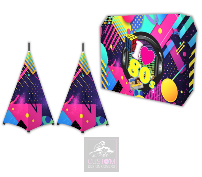 80's Lycra DJ Booth Covers (PACKAGE BUNDLE)