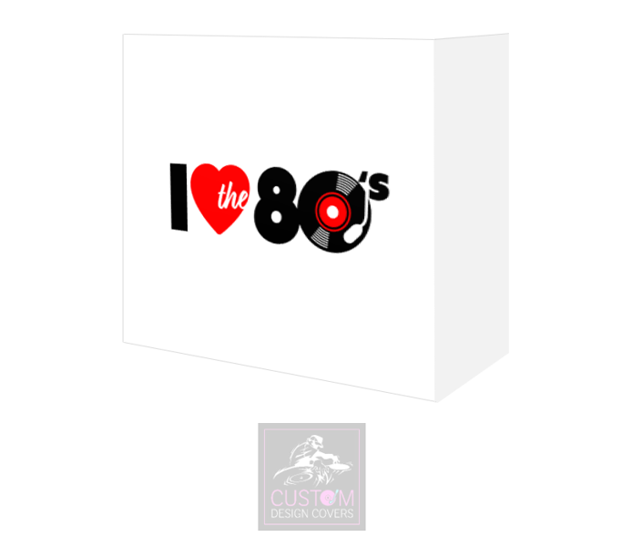 I Heart The 80's Lycra DJ Booth Cover