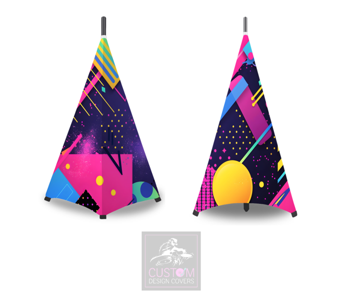 80's Speaker Stand Lycra Covers