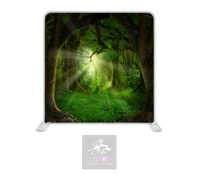 Woodland Lycra Pillowcase Backdrop Cover (DOUBLE SIDED)