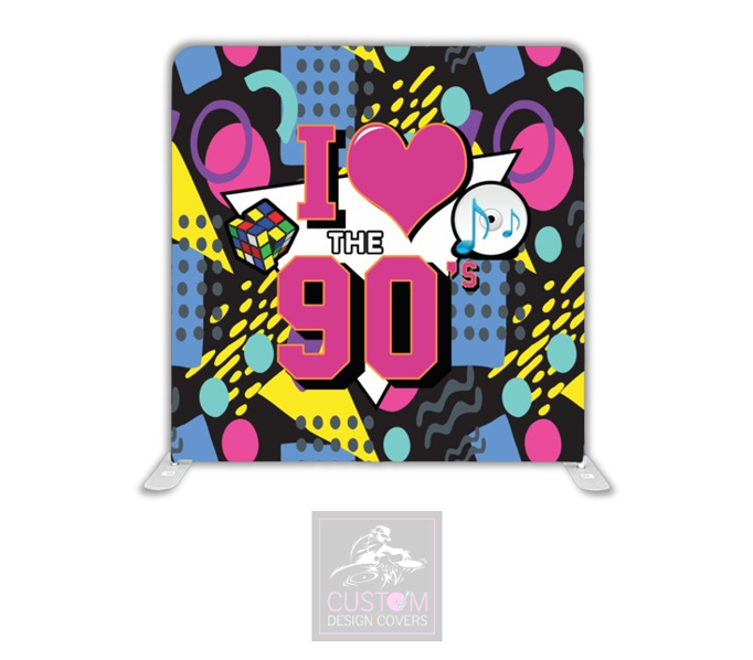 The All Time 90's Lycra Pillowcase Backdrop Cover (DOUBLE SIDED)