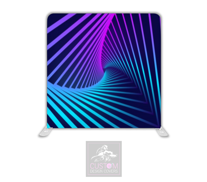 Spiral Lycra Pillowcase Backdrop Cover (DOUBLE SIDED)