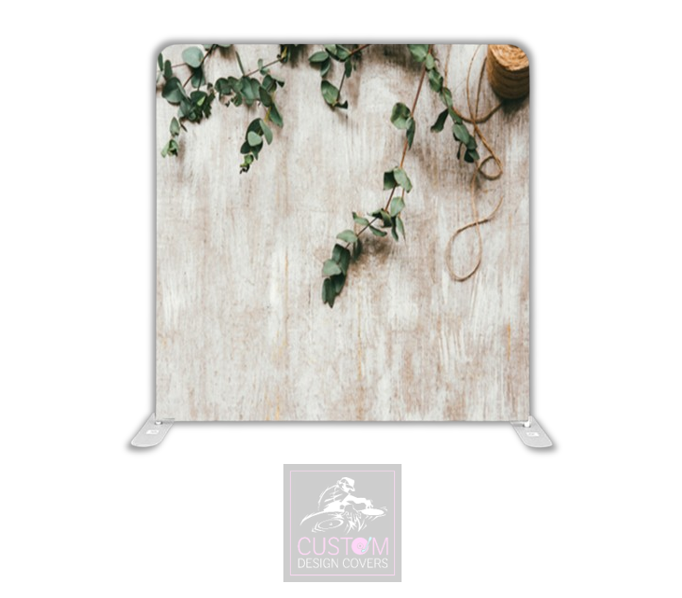 Rustic & Vine Lycra Pillowcase Backdrop Cover (DOUBLE SIDED)