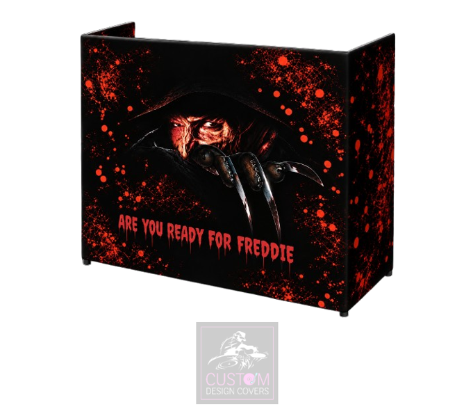 Halloween - Are You Ready For Freddie UV Lycra DJ Booth Cover