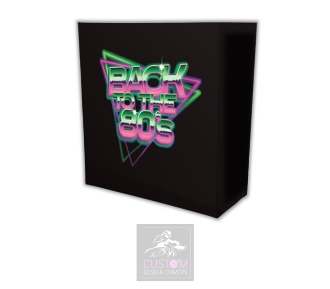 Back To The 80's Lycra DJ Booth Covers
