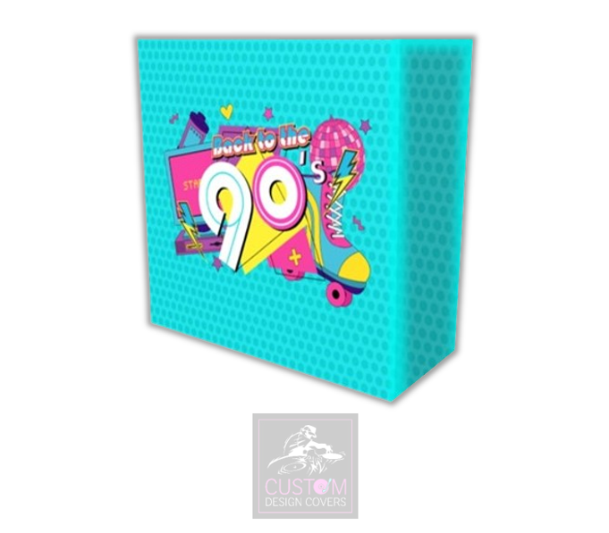 Back To The 90's DJ Lycra DJ Booth Covers