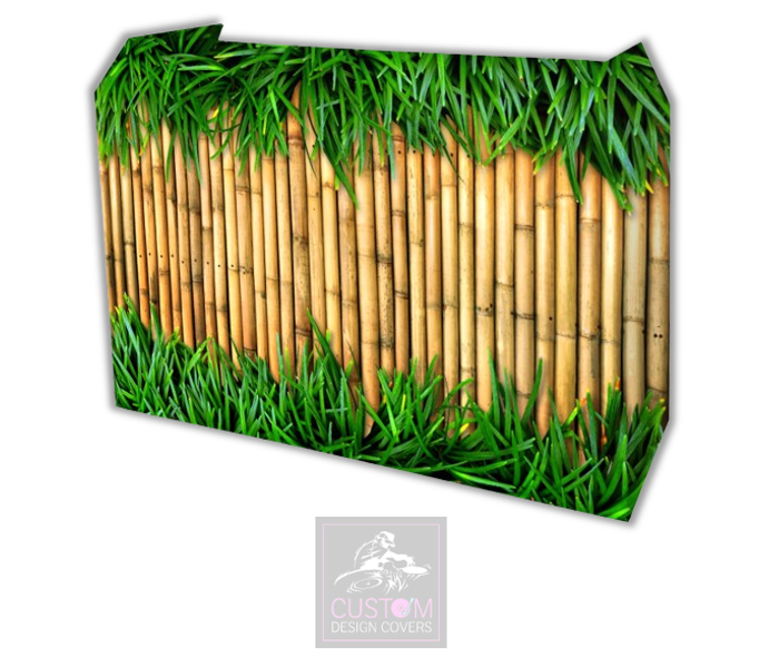 Bamboo Grass Lycra DJ Booth Cover