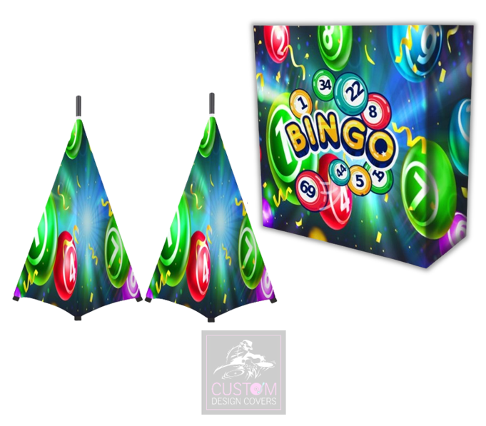 Bingo Lycra DJ Booth Cover (PACKAGE BUNDLE) - COMBI