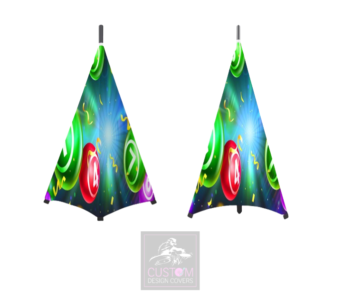Two Sided Bingo Stand Lycra Covers