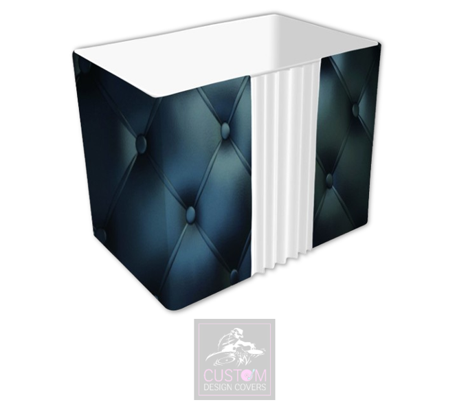 Black Chesterfield Photobooth Enclosure Cover