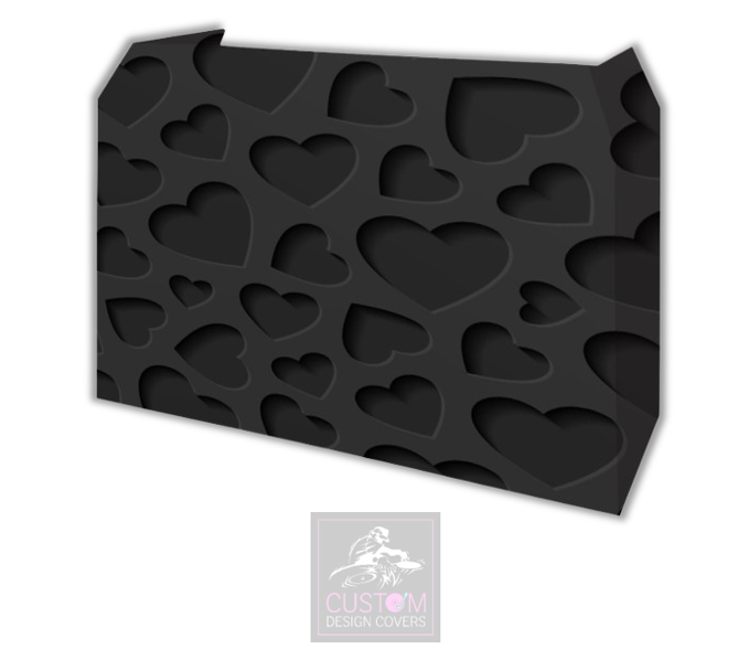 Black Hearts Lycra DJ Booth Cover