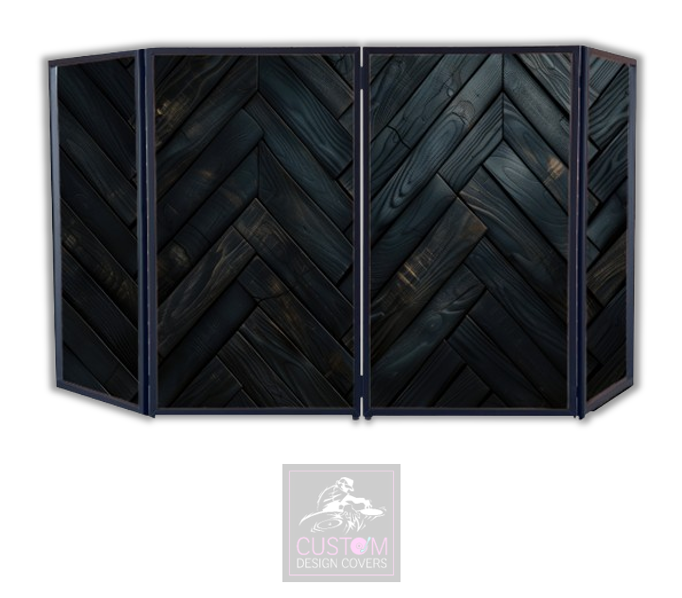 BLACK RUSTIC DJ LYCRA FACADE PANELS