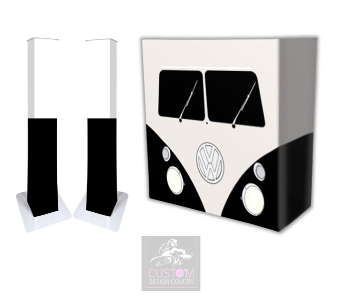 Black VW Camper Lycra DJ Covers (PACKAGE BUNDLES) - TRUSS