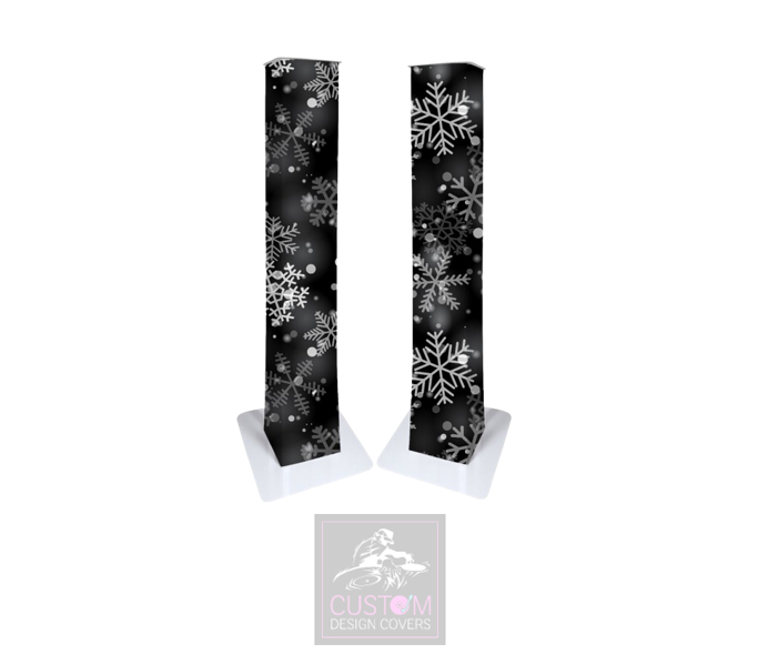 Christmas Snowflake Lycra Podiums (PAIR)
